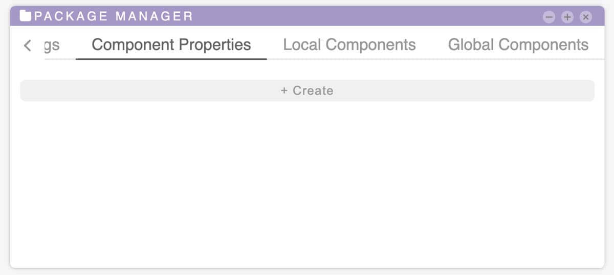 tilepieces documentation - Panels-PackageManager-ComponentProp